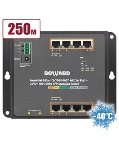 STWP-0802HP. Коммутатор 8-портовый. Beward в Назрани