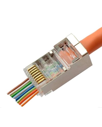 8P8C-SH-FC (100 шт) (10796c). Разъем RJ-45. CABEUS в Назрани