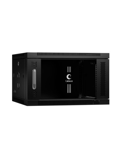 SH-05F-6U60/60-BK (8587c). Шкаф телекоммуникационный 19 настенный 6U. CABEUS в Назрани