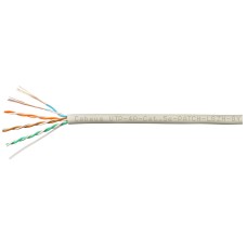 UTP-4P-Cat.5e-SOLID-LSZH-GY-LIGHT-100 (9996c-5). Кабель «витая пара» (LAN) для структурированных систем связи. CABEUS