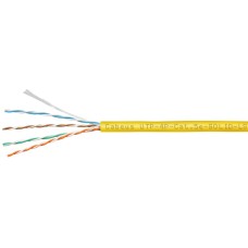 UTP-4P-Cat.5e-SOLID-LSZH-YL (9780c). Кабель «витая пара» (LAN) для структурированных систем связи. CABEUS