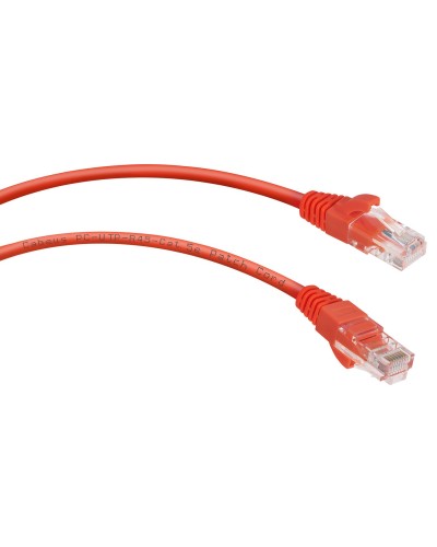 PC-UTP-RJ45-Cat.5e-1m-RD (7674c), красный. Патч-корд медный. CABEUS в Назрани