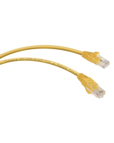 PC-UTP-RJ45-Cat.6-3m-YL (8708c), желтый. Патч-корд медный. CABEUS в Назрани