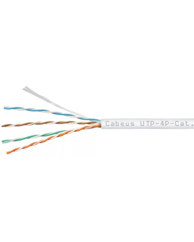 UTP-4P-Cat.5e-SOLID-LSZH-GY (9776c). Кабель «витая пара» (LAN) для структурированных систем связи. CABEUS в Назрани