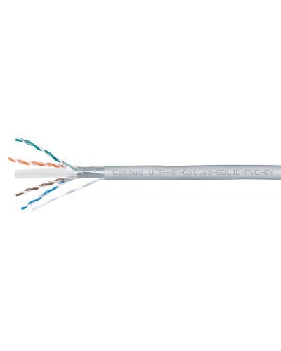 UTP-4P-Cat.6a-SOLID-PVC-GY (11373c). Кабель «витая пара» (LAN) для структурированных систем связи. CABEUS в Назрани