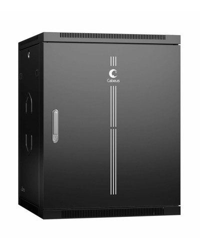 SH-05F-15U60/35m-R-BK (10759c). Шкаф телекоммуникационный 19 настенный 15U. CABEUS в Назрани