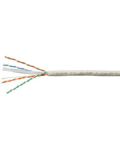 UTP-4P-Cat.6-SOLID-GY (7178c). Кабель «витая пара» (LAN) для структурированных систем связи. CABEUS в Назрани