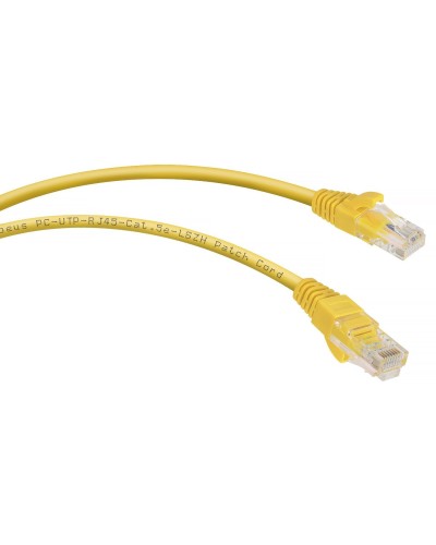 PC-UTP-RJ45-Cat.5e-0.3m-YL-LSZH (9495c), желтый. Патч-корд медный. CABEUS в Назрани