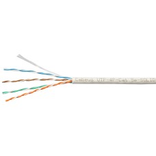 UTP-4P-Cat.5e-SOLID-LSZH-WH-100 (9782c-5). Кабель «витая пара» (LAN) для структурированных систем связи. CABEUS