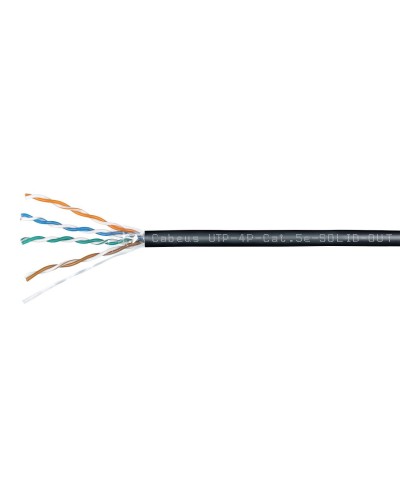 UTP-4P-Cat.5e-SOLID-OUT-LSZH-UV (7172c). Кабель «витая пара» (LAN) для структурированных систем связи. CABEUS в Назрани