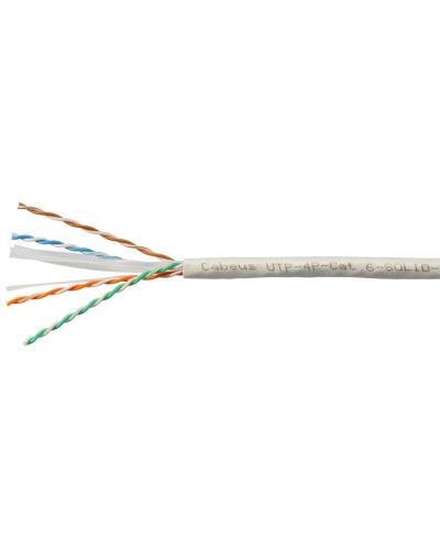 UTP-4P-Cat.6-SOLID-LSZH-WH (11871c). Кабель «витая пара» (LAN) для структурированных систем связи. CABEUS в Назрани