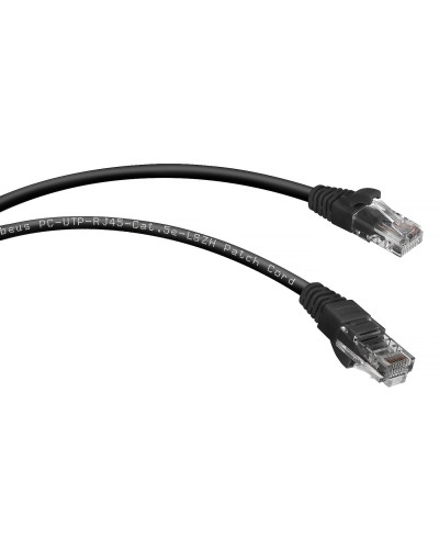 PC-UTP-RJ45-Cat.5e-1.5m-BK-LSZH (9538c), чёрный. Патч-корд медный. CABEUS в Назрани