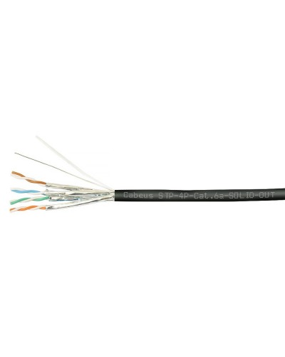 STP-4P-Cat.6a-SOLID-OUT-LSZH-UV (7198c). Кабель «витая пара» (LAN) для структурированных систем связи. CABEUS в Назрани
