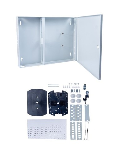 FO-WL-16-SC/2LC/FC/ST-FP-K (12302c). Бокс оптический настенный. CABEUS в Назрани