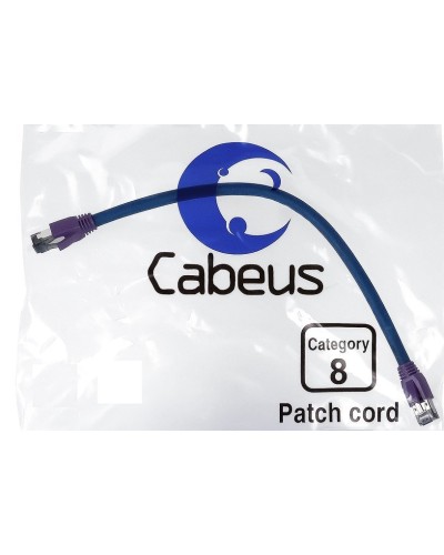 PC-SSTP-RJ45-Cat.8-3m-LSZH (9704c), серый. Патч-корд медный. CABEUS в Назрани