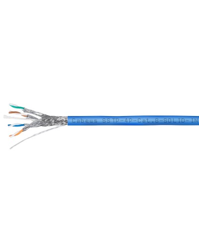 SSTP-4P-Cat.8-SOLID-IN-LSZH-BL (7750c). Кабель «витая пара» (LAN) для структурированных систем связи. CABEUS в Назрани