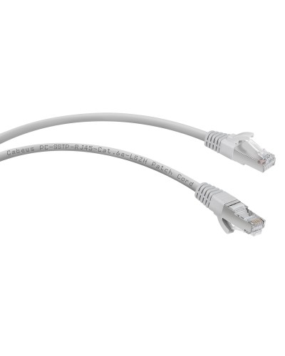 PC-SSTP-RJ45-Cat.6a-1.5m-LSZH (7902c), серый. Патч-корд медный. CABEUS в Назрани