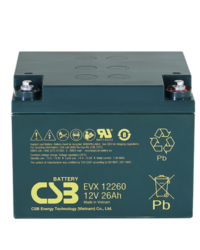 CSB EVX 12260. Аккумулятор герметичный свинцово-кислотный. CSB в Назрани