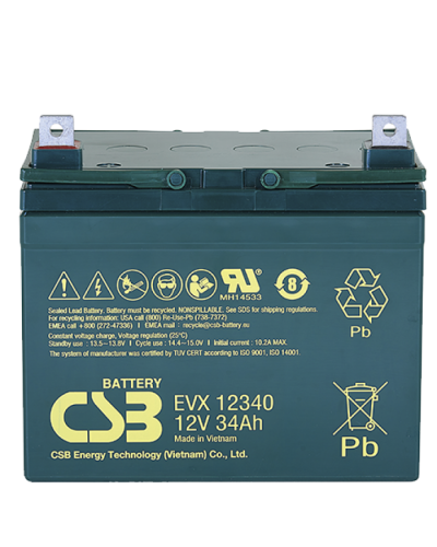 CSB EVX 12340. Аккумулятор герметичный свинцово-кислотный. CSB в Назрани