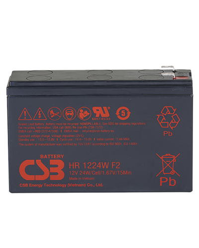 CSB HR 1224W F2 F1. Аккумулятор герметичный свинцово-кислотный. CSB в Назрани