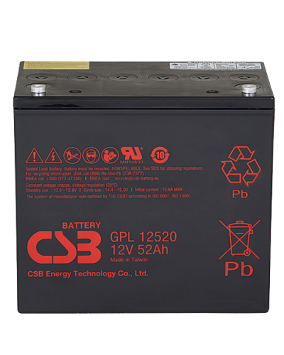 CSB GPL 12520. Аккумулятор герметичный свинцово-кислотный. CSB в Назрани