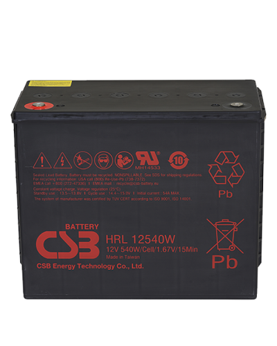 CSB HRL 12540W FR. Аккумулятор герметичный свинцово-кислотный. CSB в Назрани