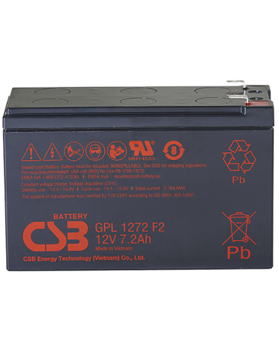 CSB GPL 1272 F2 FR. Аккумулятор герметичный свинцово-кислотный. CSB в Назрани