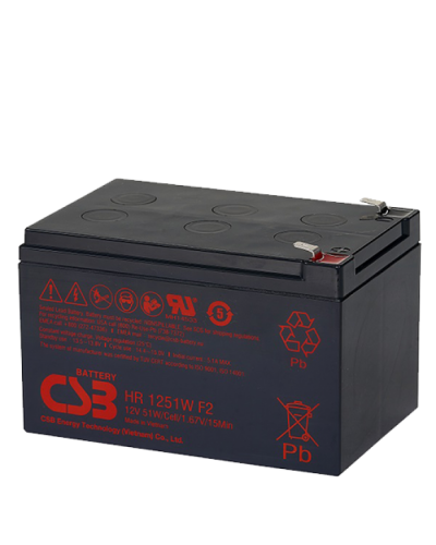 CSB HR 1251W. Аккумулятор герметичный свинцово-кислотный. CSB в Назрани