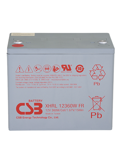 CSB XHRL 12360W FR. Аккумулятор герметичный свинцово-кислотный. CSB в Назрани