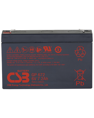 CSB GP 672. Аккумулятор герметичный свинцово-кислотный. CSB в Назрани
