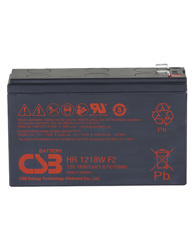 CSB HR 1218W. Аккумулятор герметичный свинцово-кислотный. CSB в Назрани