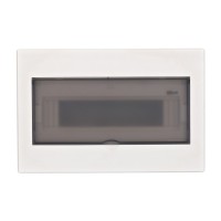 Корпус ЩРН-П 13 модулей IP41 навесной прозрачная дверь (31063DEK). Корпус пластиковый. DEKraft