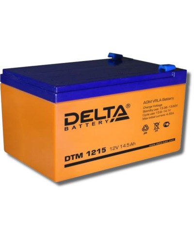 Delta DTM 1215. Аккумулятор герметичный свинцово-кислотный. Delta в Назрани