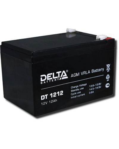 Delta DT 1212. Аккумулятор герметичный свинцово-кислотный. Delta в Назрани