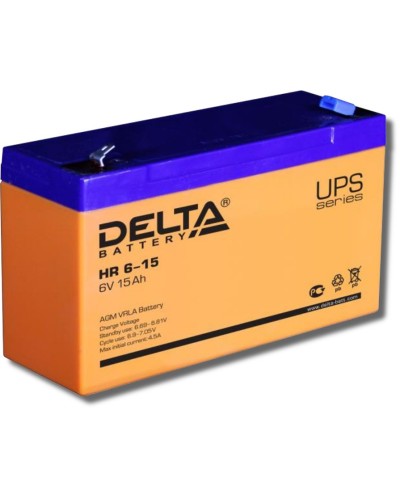 Delta HR 6-15. Аккумулятор герметичный свинцово-кислотный. Delta в Назрани