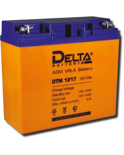 Delta DTM 1217. Аккумулятор герметичный свинцово-кислотный. Delta в Назрани