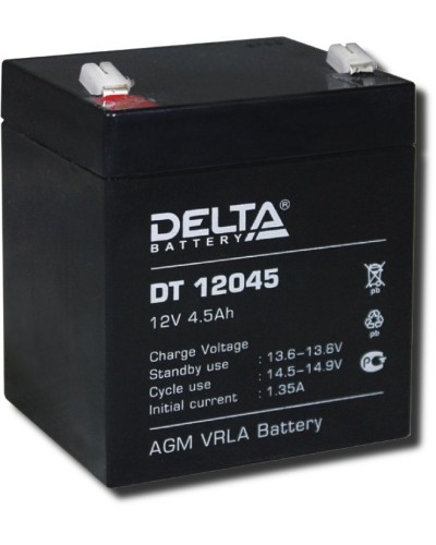 Delta DT 12045. Аккумулятор герметичный свинцово-кислотный. Delta в Назрани