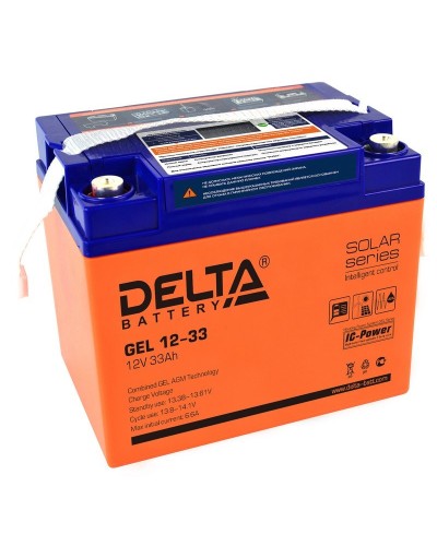 Delta GEL 12-33. Аккумулятор герметичный свинцово-кислотный. Delta в Назрани
