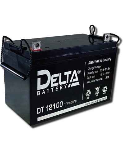 Delta DT 12100. Аккумулятор герметичный свинцово-кислотный. Delta в Назрани