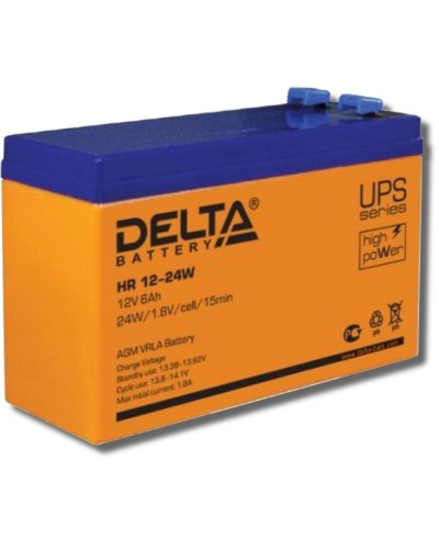 Delta HR 12-24 W. Аккумулятор герметичный свинцово-кислотный. Delta в Назрани