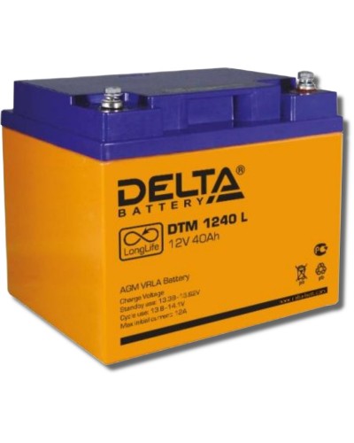 Delta DTM 1240 L. Аккумулятор герметичный свинцово-кислотный. Delta в Назрани