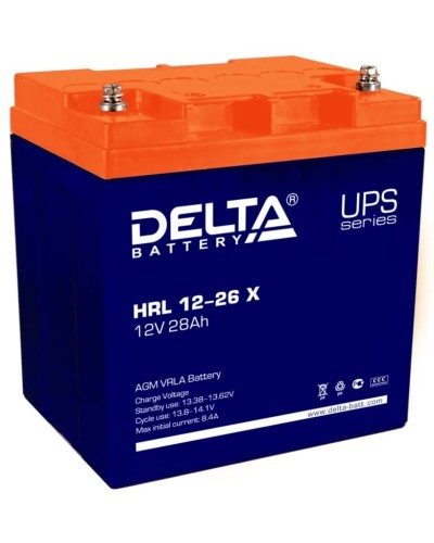 Delta HRL 12-26 X. Аккумулятор герметичный свинцово-кислотный. Delta в Назрани