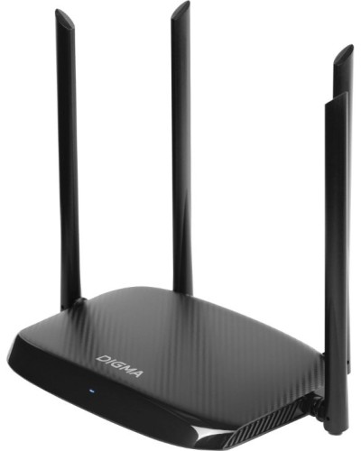 DWR-AC1202 AC1200 10/100/1000BASE-TX черный. Роутер беспроводной. Digma в Назрани