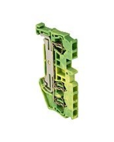 JXB-ST-2.5 3-проводная, земля, желто-зеленная (plc-jxb-st-2.5-3-pen). Колодка клеммная пружинная. EKF в Назрани