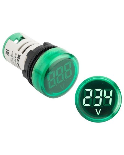 ED16-22VD (ed16-22vd-g). Индикатор значения напряжения зеленый. EKF в Назрани