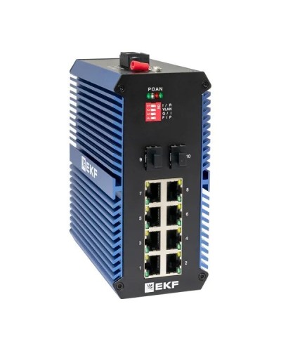 TSX-U-2GX/SFP-8GTP. Промышленный неуправляемый коммутатор. EKF в Назрани