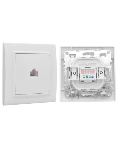 Минск Розетка RJ-45 1-местная СП (ERK01-035-10). Розетка RJ-45 1-местная СП. EKF в Назрани