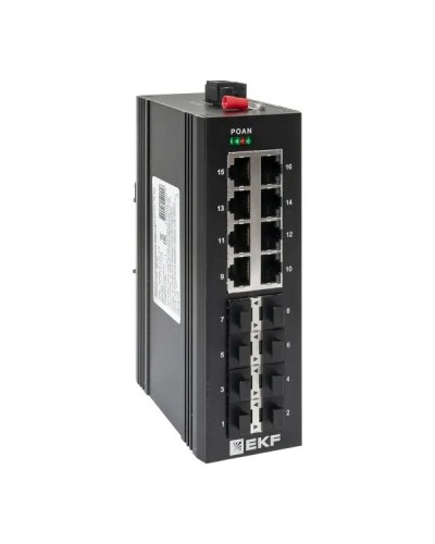 TSX-U-8GX/SFP-8GT. Промышленный неуправляемый коммутатор. EKF в Назрани