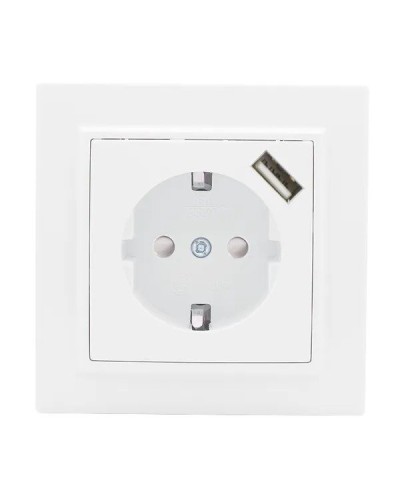 Минск Розетка 1-местная СП с/з 16А (ERR16-028-100-USB). Розетка 1-местная СП с/з 16А. EKF в Назрани