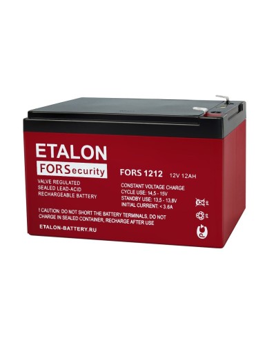 ETALON FORS 1212. Аккумулятор герметичный свинцово-кислотный. ETALON в Назрани